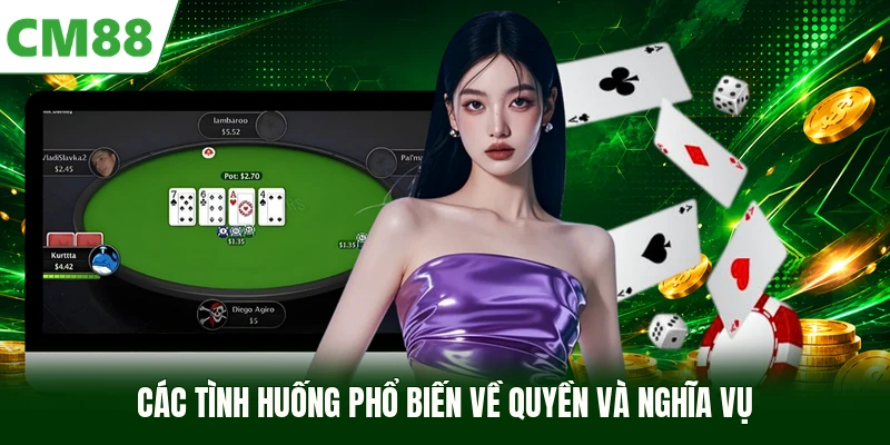 Các tình huống phổ biến về quyền và nghĩa vụ