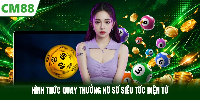 Hình thức quay thưởng xổ số siêu tốc điện tử
