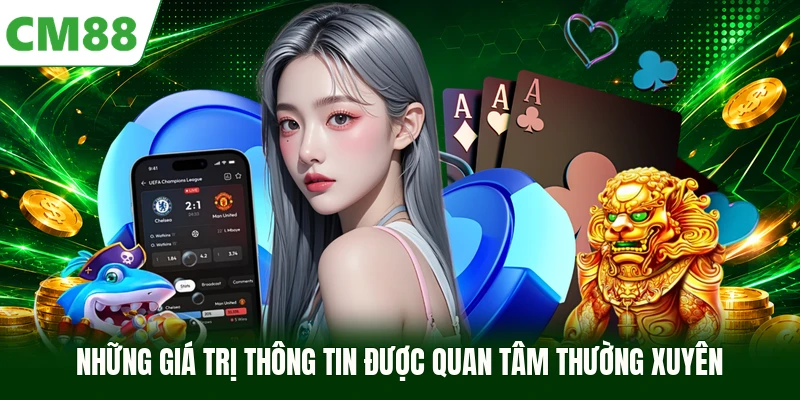 Những giá trị dữ liệu được quan tâm thường xuyên