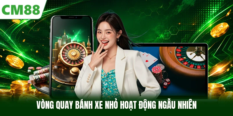 Vòng quay bánh xe nhỏ hoạt động ngẫu nhiên